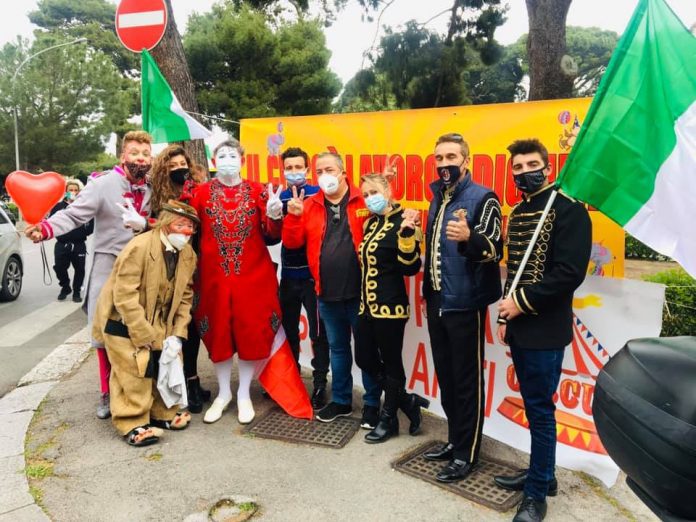 manifestazione circo in sicilia