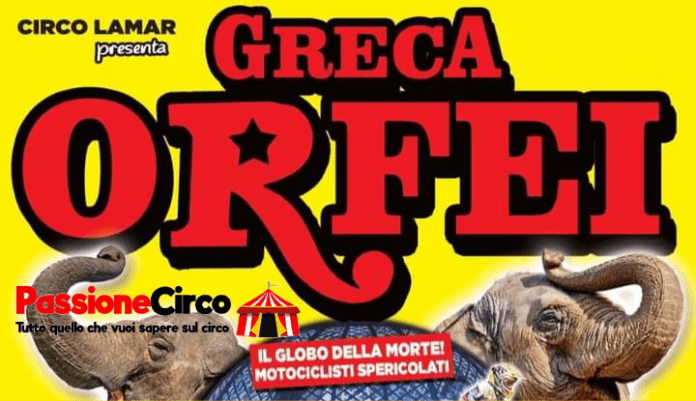 Per Natale a Catania il Circo Greca Orfei