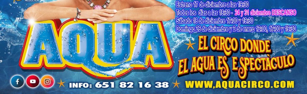Aqua per Natale a Las Palmas: il Circo dove l'acqua fa spettacolo!