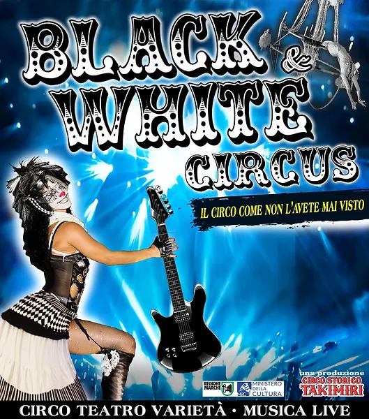 black & white circus