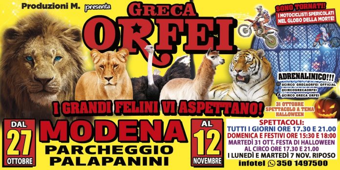Circo modena 2023 greca orfei